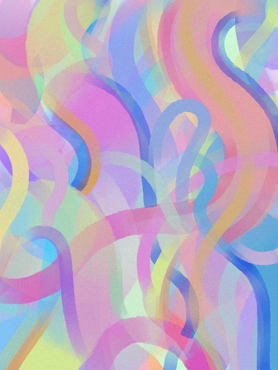 sofzitou's tweet image. peaceful abstract paintings 😌 #Procreate
