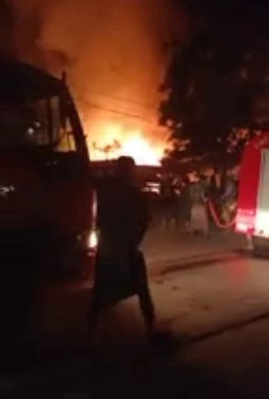 KYAR PHYU (@candymileyari) on Twitter photo (11:44 pm) In Moe Nyo, Bago Division. Myanmar military set the fire in order to kill our citizens. The brutality of the Myanmar military is getting worse day by day and our lives are insecure both day and night. #WhatsHappeninglnMyanmar #Feb20Coup
#SaveMyanmar <a href="/RapporteurUn/">UN Special Rapporteur Tom Andrews</a> (11:44 pm) In Moe Nyo, Bago Division. Myanmar military set the fire in order to kill our citizens. The brutality of the Myanmar military is getting worse day by day and our lives are insecure both day and night. #WhatsHappeninglnMyanmar #Feb20Coup
#SaveMyanmar <a href="/RapporteurUn/">UN Special Rapporteur Tom Andrews</a>