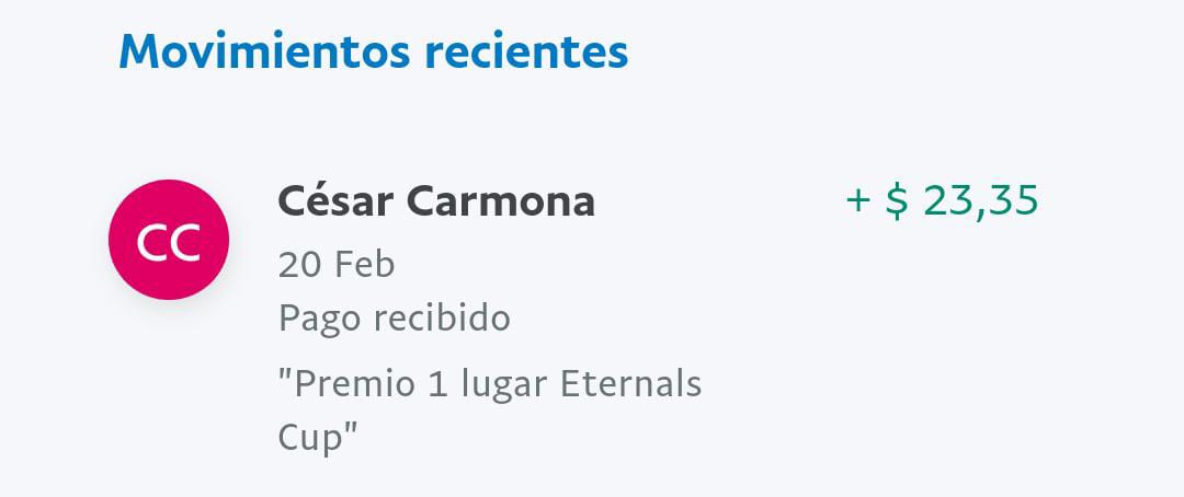 El Olimpo uy ⚡ (@olimpouy) on Twitter photo Le agradecemos a <a href="/NEternals/">New Eternals</a> quien ya hizo el pago tras ser Campeones de <a href="/CupEternals/">Eternals Cup Oficial</a> 🥳 Un placer haber participado en una liga seria y bien organizada.
#FamiliaOlimpo
#GoUy Le agradecemos a <a href="/NEternals/">New Eternals</a> quien ya hizo el pago tras ser Campeones de <a href="/CupEternals/">Eternals Cup Oficial</a> 🥳 Un placer haber participado en una liga seria y bien organizada.
#FamiliaOlimpo
#GoUy