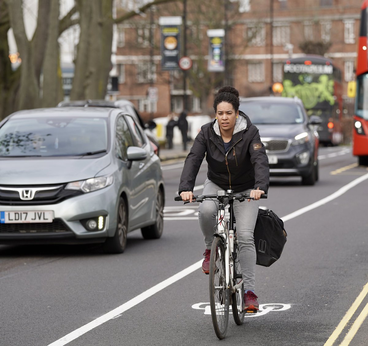 The wands have yet to go in on Green lanes but already vehicles speeds have dropped.