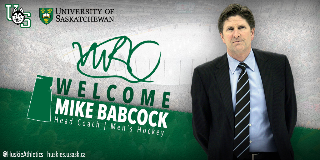 Welcome back to Saskatoon, Mike Babcock who will take over as head coach of @HuskiesMHKY 

📰  bit.ly/37Aej85

#HuskiePride