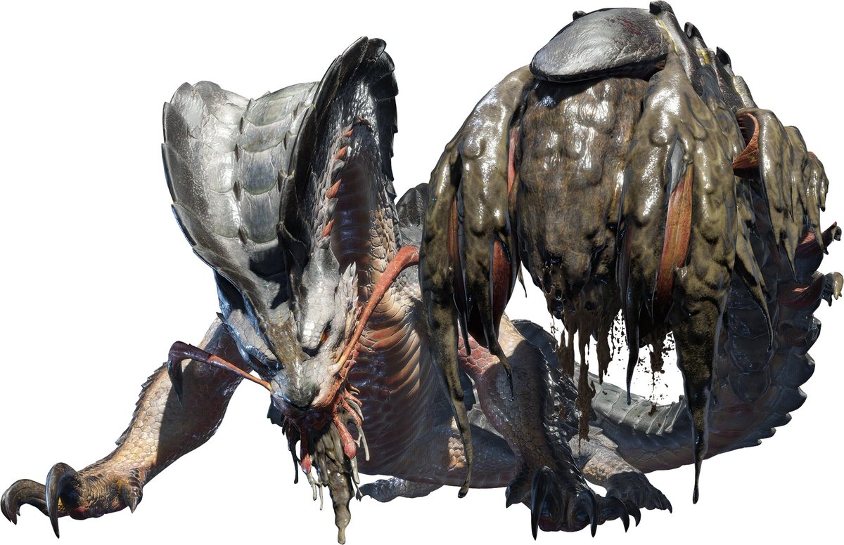 The evolution of the muddy monsters (I forgot that Rust Duramboros  naturally causes the status too)., image size:1200x776