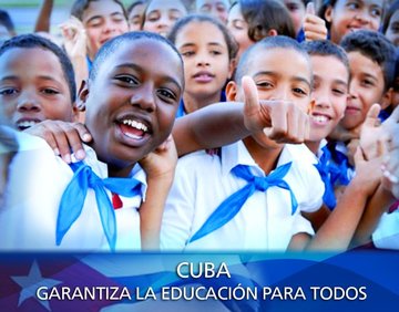 En #Cuba la educación alcanza cobertura universal y es gratuita en todos los niveles de enseñanza. | #DDHH