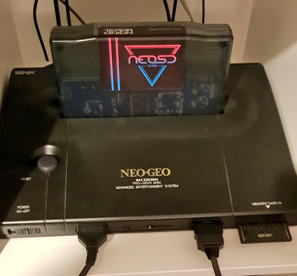 sapinho33's tweet photo. Do you feel the power of the beast? Beautiful console! This is the best retrogaming console for me!
#retrogaming #retro #gaming #retrogamer #gamer #snk #neogeo #videogames #retrogamers #gamers #Videogame #vintage #arcade #neosdpro #terraonion #games #game #console @terraonion https://t.co/0E4A83QW20