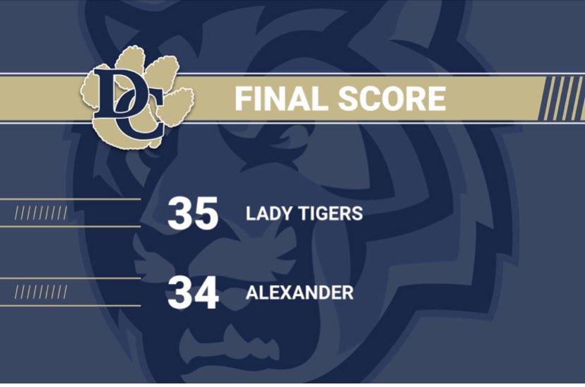 DCAthletics1's tweet photo. @DCGirlsBasketb1 defeats @ahscougars in a thriller. Will represent Region 5 as the #3 seed in the State tournament. https://t.co/mldaf2NauZ
