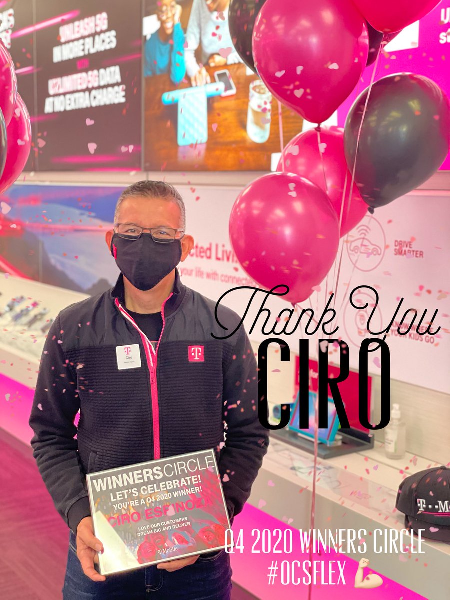 BambiMannix's tweet photo. Ciro, You were #Built4Magenta from the start! Congrats on earning Q4 Winners Circle! Youโre a shining example for all of us in #LoveOurCustomers and #DoItTheRightWayAlways - committed, kind, patient & #ALLIN! Proud to have you representing our #OCSFLEX Team! #SanDiegoPalmSprings https://t.co/Fkm8WqLkoa