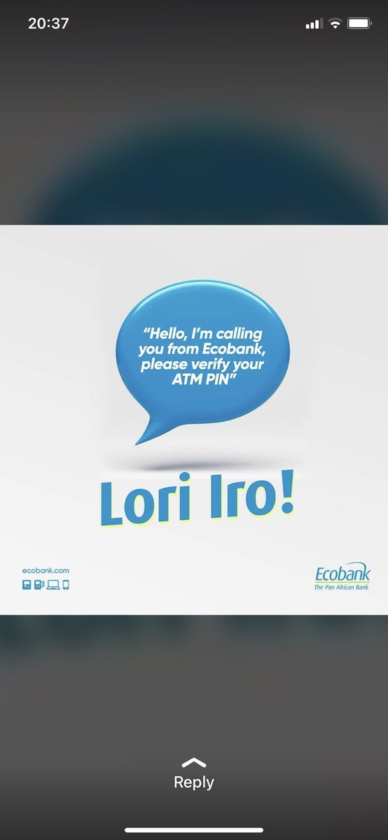 CaxtonJP's tweet photo. Brilliant add by ⁦@ecobank_nigeria⁩ https://t.co/fBlzlcLd55