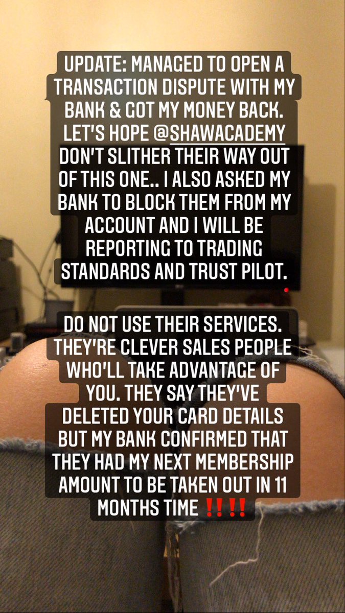 1an9eLx's tweet photo. #scammer #scamalert #scammers #trustpilot #tradingstandards @Trustpilot @TrustieSupport @London_T_S @NTSscamsteam Update on the previous post regarding the horrible experience I’ve been having with @shawacademy. DO NOT USE ANY OF THEIR SEEVICES, it’s a trap!!! ❌❌❌ https://t.co/0lpM95JU5V