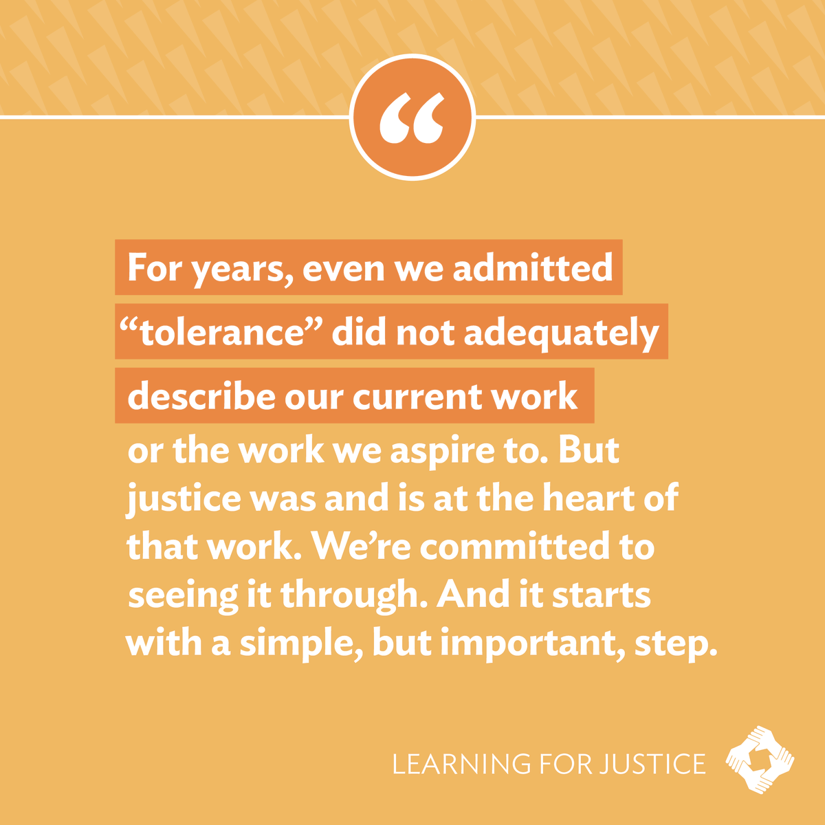 learnforjustice's tweet photo. "We are called as educators, justice advocates, caregivers and students to reimagine and reclaim our education system so that it is inclusive and just." Our new name isn't just a long-awaited shift. It's a mission statement and an invitation.
https://t.co/W5bWl1Co8R https://t.co/BvN5U9DSpn