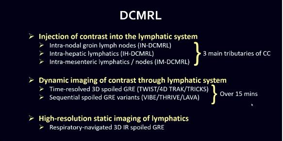 Jennifer Co-Vu, MD, FACC, FAAP, FASE (@drjenniferco_vu) on Twitter photo 👏Great talk in #SCMR2021 by Dr. Chris Lam on How to Image the Lymphatic System which are very important for #SingleVentricle patients #whyCMR
2⃣ main MR techniques to image lymphatics:
🧲 T2DMRL: non-invasive, anatomic assessment
🧲 DCMRL: invasive dynamic assessment
<a href="/SCMRorg/">Society for Cardiovascular Magnetic Resonance</a> 👏Great talk in #SCMR2021 by Dr. Chris Lam on How to Image the Lymphatic System which are very important for #SingleVentricle patients #whyCMR
2⃣ main MR techniques to image lymphatics:
🧲 T2DMRL: non-invasive, anatomic assessment
🧲 DCMRL: invasive dynamic assessment
<a href="/SCMRorg/">Society for Cardiovascular Magnetic Resonance</a>