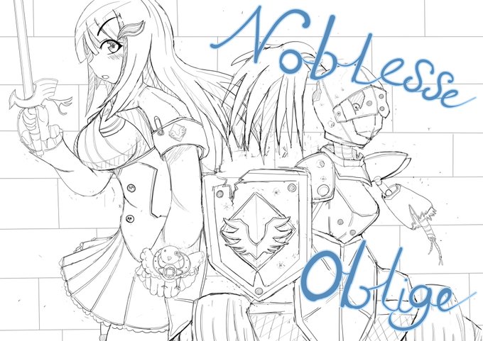 ラクガキ。
皇女だからナイトっていうのは安直でないかい?
#メダロット
#リゼ・ヘルエスタ 