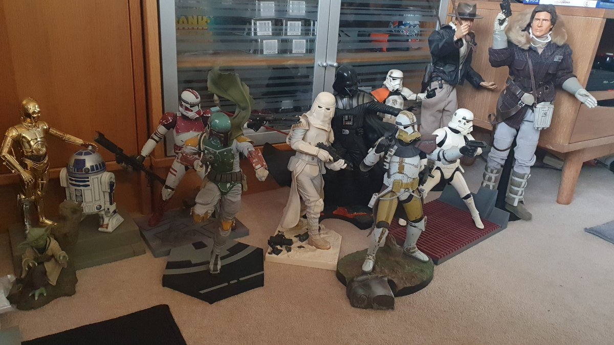 nigevader's tweet photo. So rediscovered my Kotibukiya collection and a couple of extras from the loft.... #treasures https://t.co/UfzeC940KU