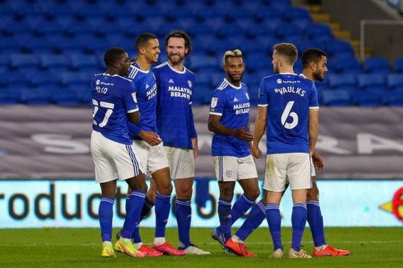 PulseofFootball's tweet photo. Cardiff City have been in scintillating form since Mick McCarthy became manager 🔥

➖ 1-1 v Millwall
✅ 0-2 v Bristol City
✅ 1-2 v Rotherham
✅ 3-1 v Coventry
✅ 0-2 v Luton
✅ 4-0 v Preston

City on the March! #CityasOne #cardiffcity 📈 https://t.co/6fKH9Hltvg