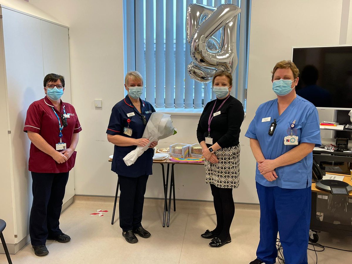 Mary Masterson celebrates 45 Years of Nursing today, Saturday 20 Feb 2021.   

South West Acute Hospital, Enniskillen, acknowledged the milestone today and all <a href="/WesternHSCTrust/">Western Trust</a> would agree that Mary is truly a Western Trust Hero #WTHeroes

Best Wishes now and in the future Mary!