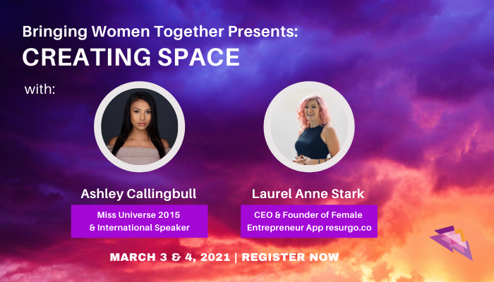 In celebration of #IWD2021, join us in our virtual BWT Marquee Event. This year's theme, Creating Space, is about being physically, mentally, &amp; emotionally present for ourselves &amp; others. Register: bwtvancouver.attendease.com 
#BWTCreatingSpace #BWTVancouver #BWTMarquee2021