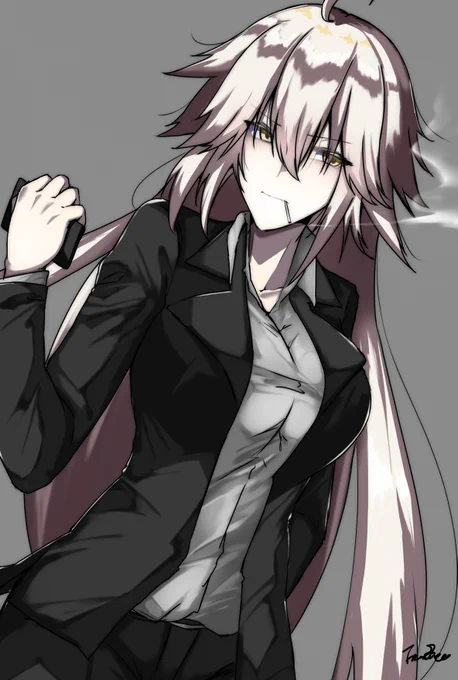 性癖詰め込んだジャンヌオルタさん描きました
#FGO 