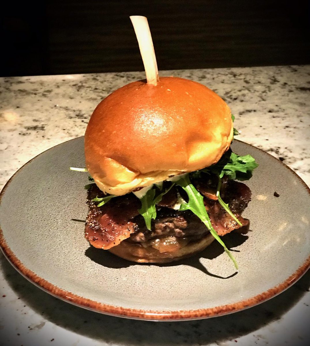 Looking to try something new this weekend? Treat yourself to The Bistro’s Weekend Special: A delicious Lamb Burger with bourbon apple jam, garlic aioli, goat cheese, red wine mushrooms, peppered bacon and arugula for $18. 🍔🤤 #BearSpringsHotel #Lunch