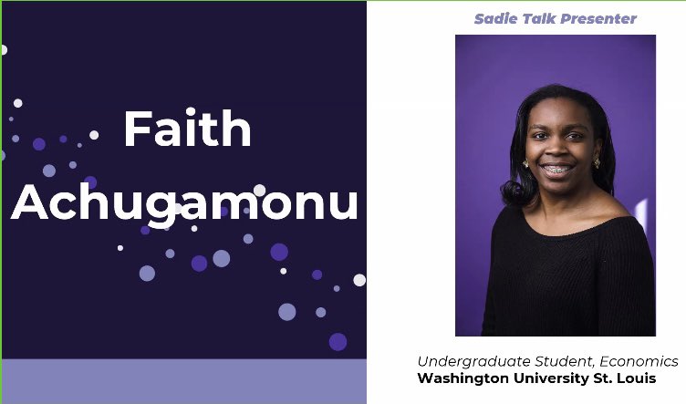WHS_Maitland's tweet photo. Wakefield HS is so proud of Faith Achugamonu &amp; her research that was presented at the @SadieCollective conference! @principalWHS @APS_OEE @APSVirginia @APSVaSchoolBd @APSGifted @APS_SecondaryEd @SuptDuran https://t.co/nIAzt4fkXg