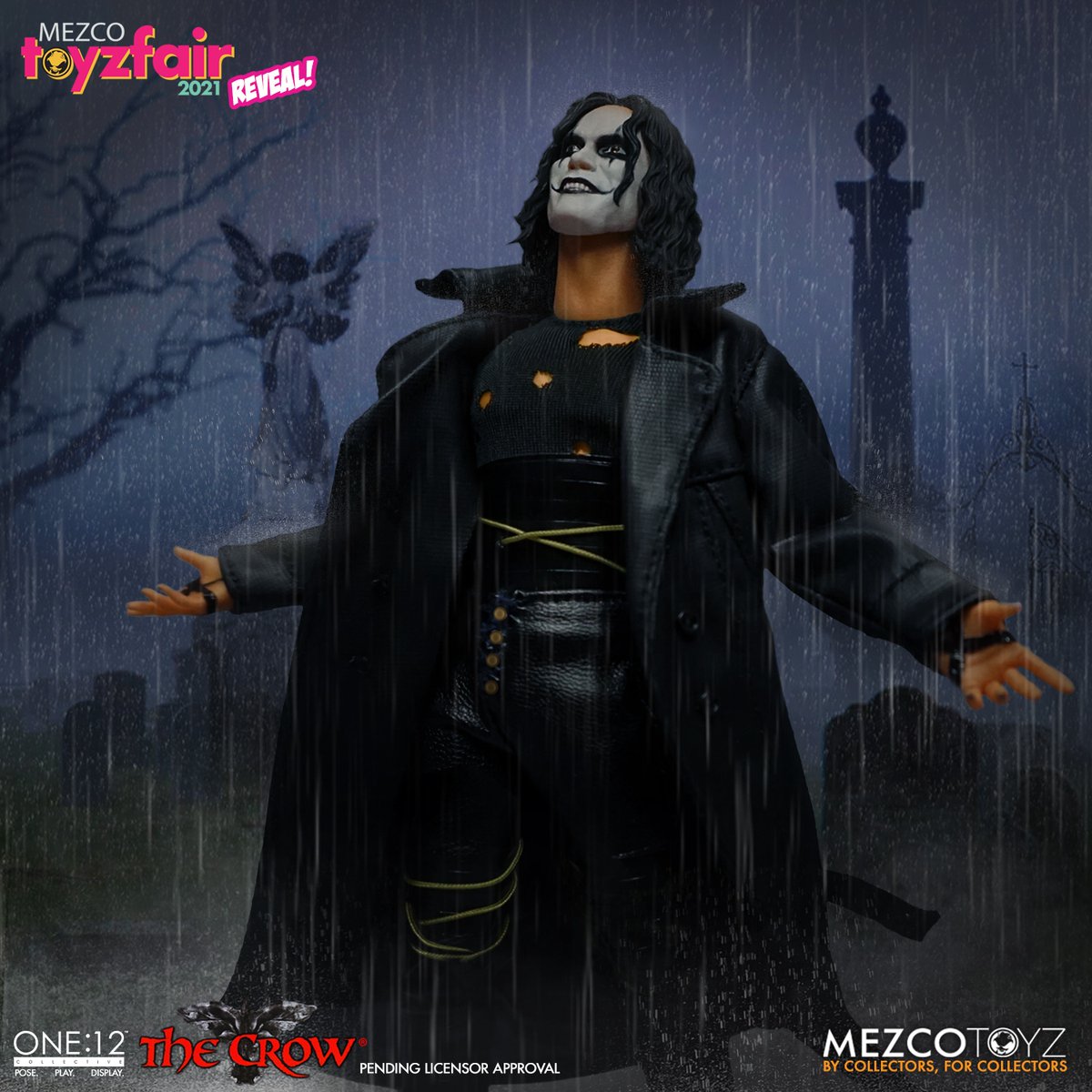 mezcotoyz's tweet image. Reveal #4 - One:12 Collective The Crow #MezcoToyzFair