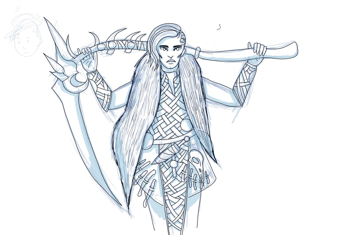 cryptid_creek's tweet photo. Wanted to post this here! #egon was in the lead when we went live but since he and #tergrid tied, I might have to #draw her another time on #stream !
#art #drawing #sketch #mtg #MagicTheGathering #Legendary #gods #Digital #digitalartwork #lineart #fanart #twitch #streamer https://t.co/oWTiir2uOJ