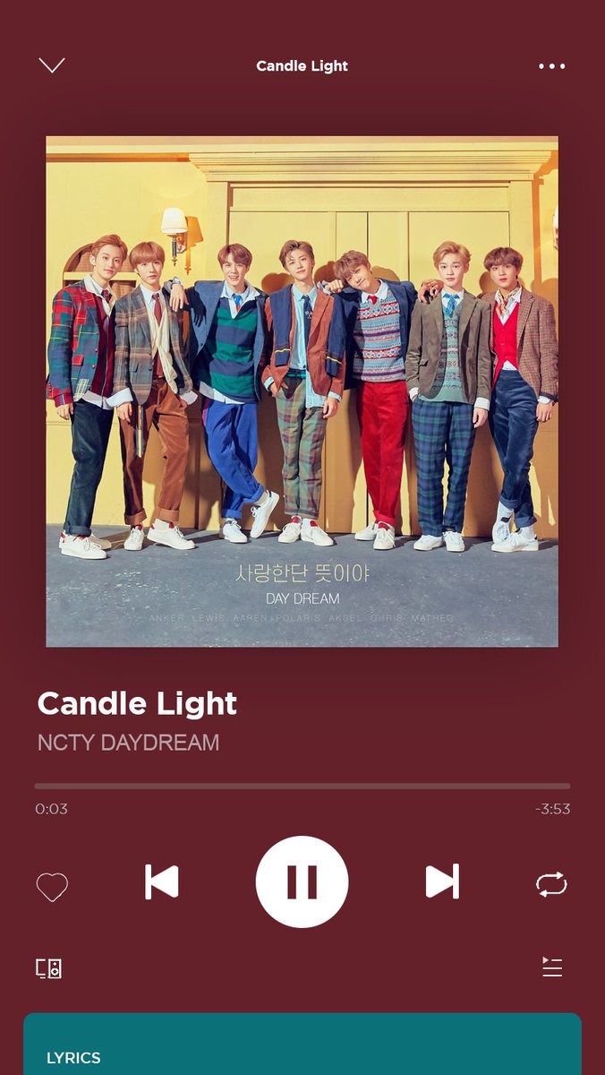 TWTHEIA's tweet photo. ᨒ 𝑭𝒍𝒚 𝒂𝒔 𝒊𝒇 𝑰’𝒎 𝒅𝒓𝒆𝒂𝒎𝒊𝒏𝒈 🍃 𝗧𝗵𝗲𝗶𝗮 ᩡ 𝘱𝘭𝘢𝘺𝘭𝘪𝘴𝘵ヾ‧ #NEOStation ₊ #NCTYCandleLight.
Una canción que no puedo dejar de escuchar sin duda es esta joyita que transmite luz apenas se escucha.
¡Muy recomendada! https://t.co/GZhXDSPHrv