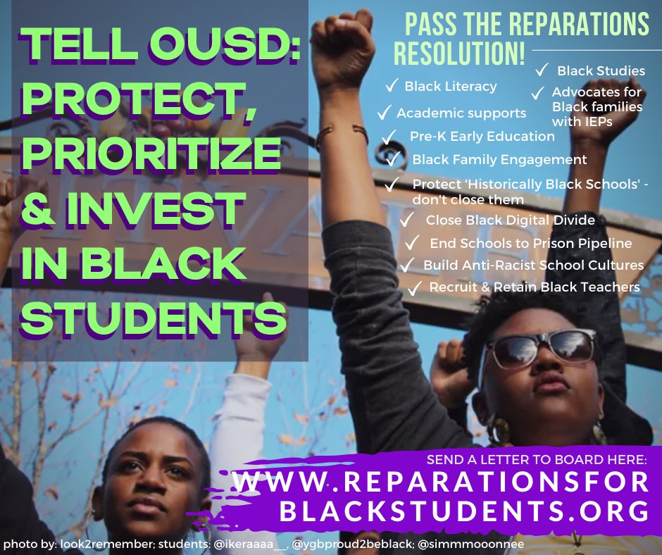 Tell the OUSD Board to Pass the Reparations Resolution on Feb. 24 - mailchi.mp/32457f040f11/t…