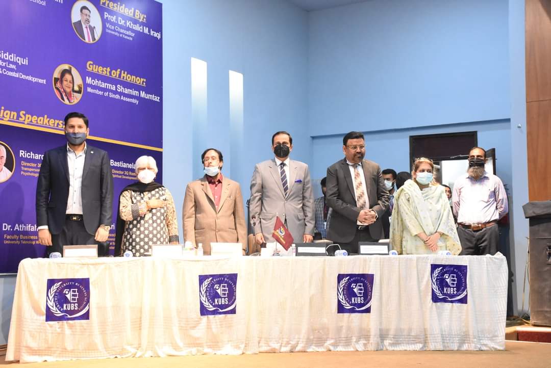 SMoazzamQureshi's tweet image. An International Conference &amp;amp; Webinar focusing on Corporate Sustainability was held at #KUBS. 

Chief Guest was Barrister @murtazawahab1.

Syndicate Members of Karachi University @Sadiajavedppp (MPA), @SMoazzamQureshi (MSC) also attended the conference.