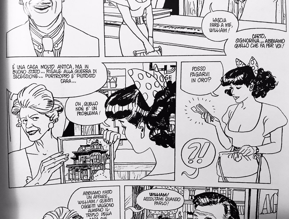 Got this huge book called SPIE E MAGIE (SPIES AND MAGIC), reprinting two prime Sergio Zaniboni comics: an adaptation of THUNDERBALL and a ‘50s yarn about a woman with a magic wand. Gorgeous stuff!
