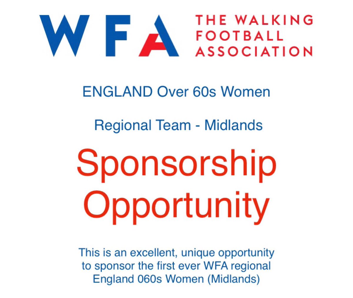 WFA England Women Over 60s tweet media