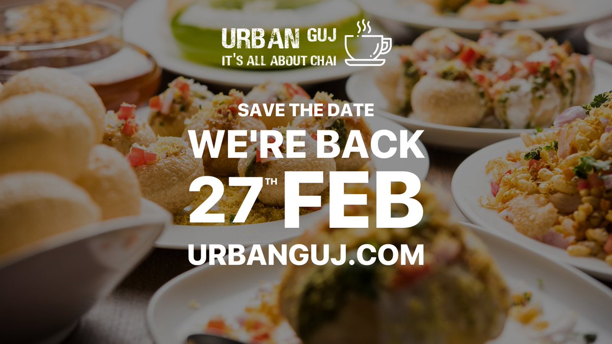UrbanGuj's tweet photo. It feels so good to be coming back! Urban Guj is finally coming back to town! 

Save the date: 27th February 2021, 11:30am. https://t.co/ut15kj12hK