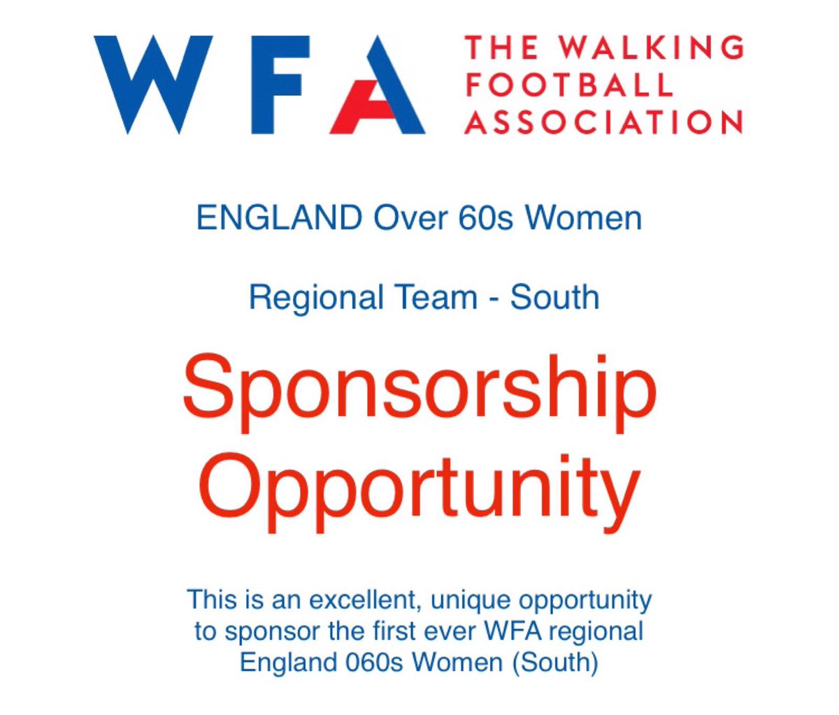 WFA England Women Over 60s tweet media