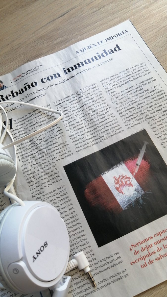 Qorysonqo's tweet photo. Buen artículo de @recisneros  en el comercio.

Rebaño con inmunidad. https://t.co/S98sX4ZaoY