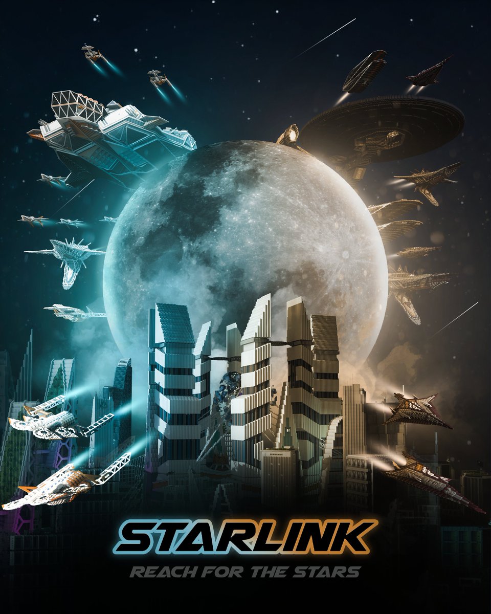 Dxnkbarkeit's tweet image. Hey!
I made a movie-like banner for the awesome "Starlink" project of @AntaresBT .

I hope you like it!

#Minecraft #minecraft建築コミュ