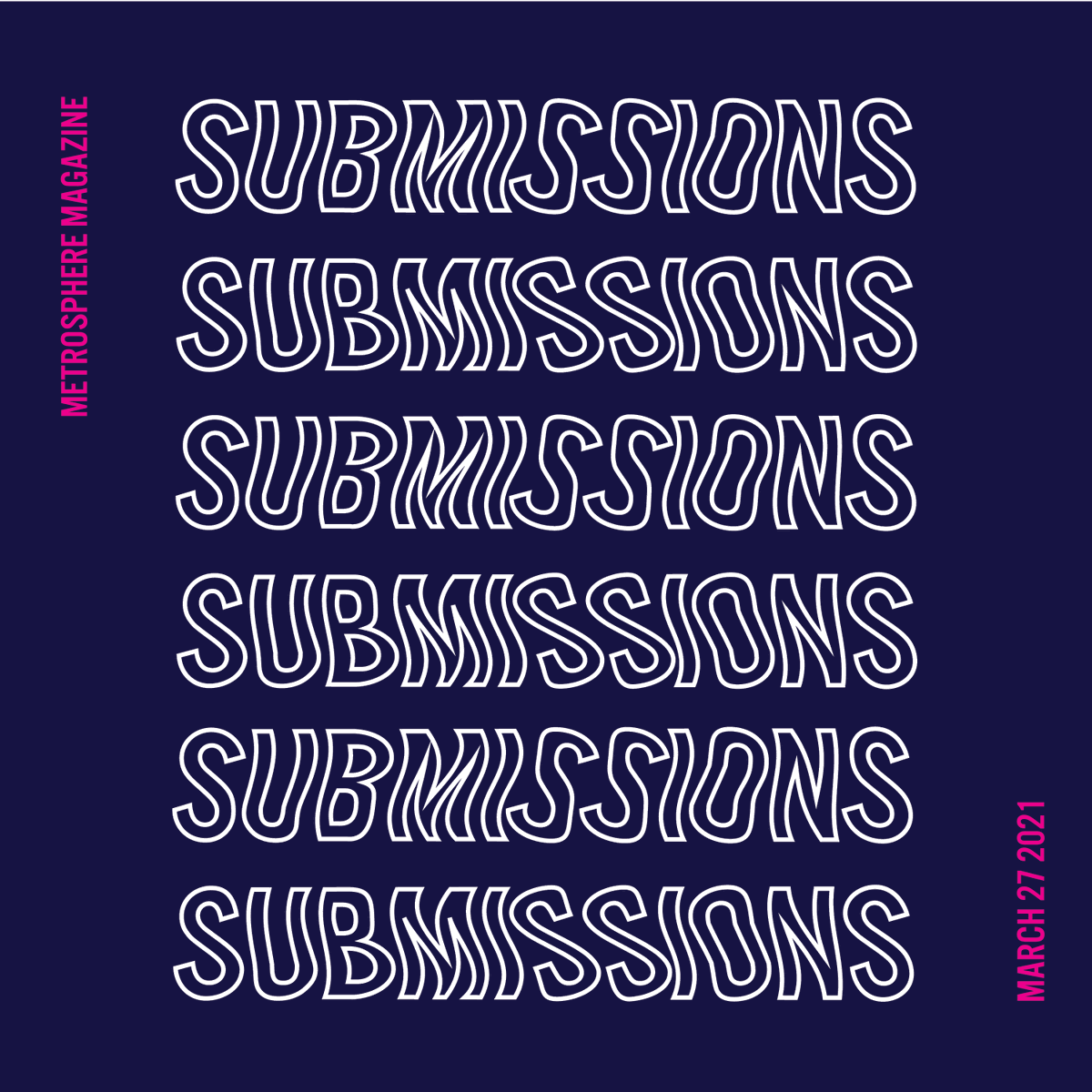 MetrosphereMag's tweet photo. We welcome all art vital to our MSU culture: visual, conceptual, digital, analogue, literary, auditory... and everything else. All media is invited! Submit work addressing the subject of vitality for a chance to be featured in the upcoming issue of Metrosphere: Link in bio. https://t.co/jDxfL9jUnY