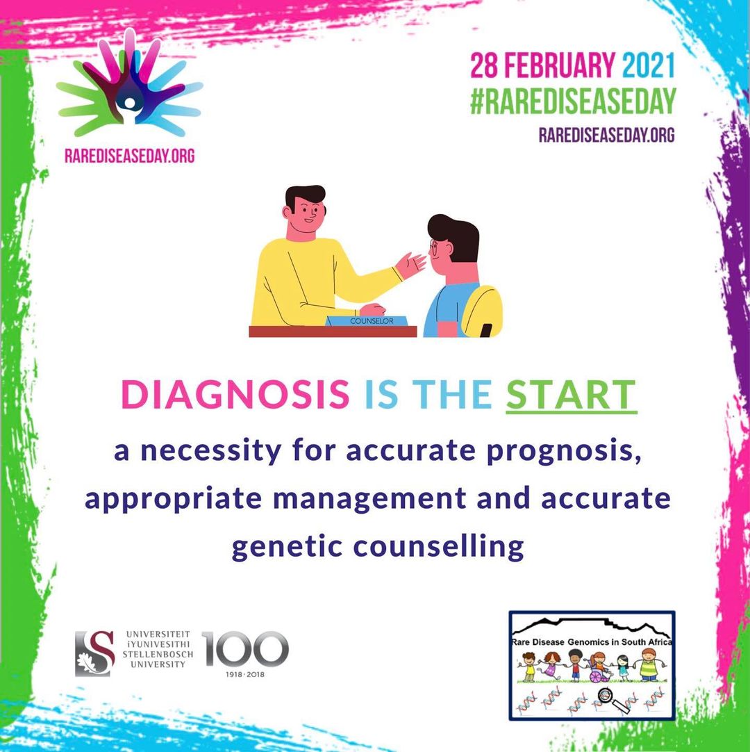 shahida_moosa's tweet photo. #Fact20 of #28FactsFor28Days @rarediseaseday
A diagnosis is just the beginning, but what an important starting point! "Until everyone with a #RareDisease is diagnosed" @RareGenomicsRSA https://t.co/92zhNLv33g