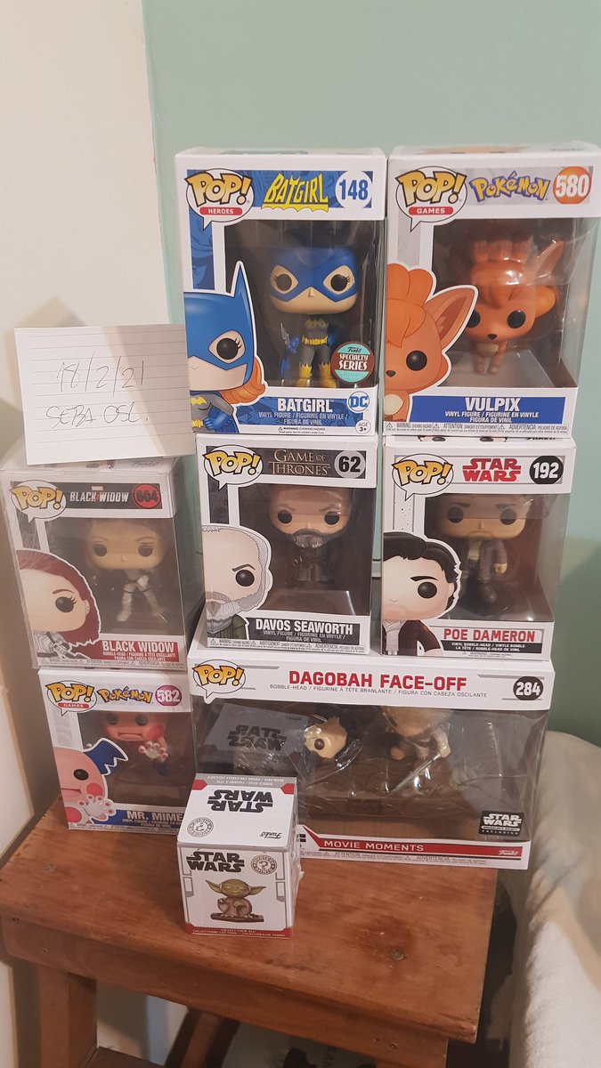 SebiMultiverse's tweet photo. Gente estoy muy complicado por la falta de laburo. Así que estoy vendiendo estas figuras que me quedaron

Batman (nuevo): $15.000
Pops:  Batgirl $3500. El resto $2500
Dagobah: $4000

Si me pueden ayudar con un RT seria un golazo https://t.co/t9CMjvVjh1