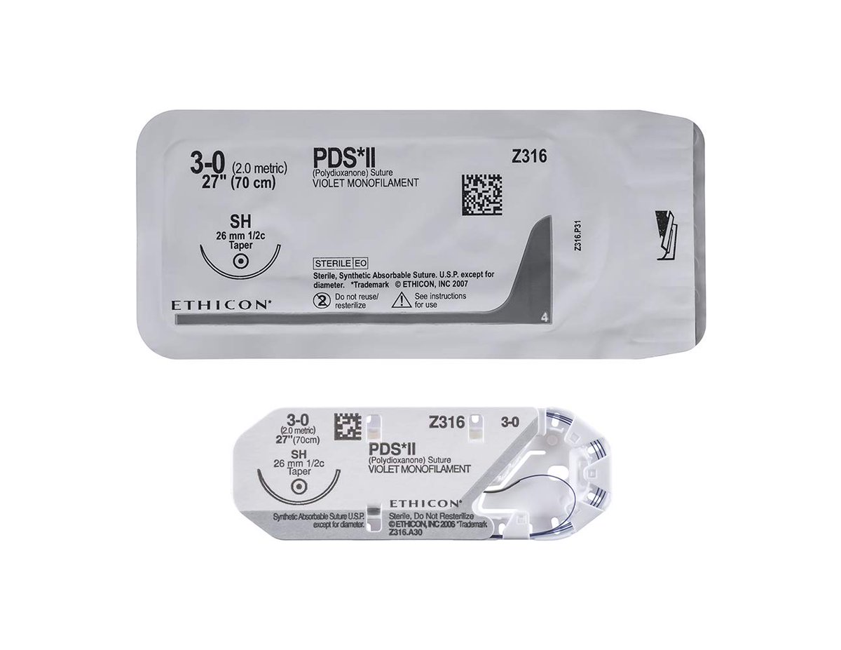 almagoch's tweet photo. Las suturas ➕ usadas en #Cirugía general:
1. PDS = Polidioxanona / Mono / Absorbible / 180-210 dias / Fuerza tensil 70% a 4 semanas 
2. Vicryl = Poliglactina 910 / Multi / Absorbible / 90 / FT 50% a 3 semanas 
3. Monocryl = Poliglecaprone 25 / Mono / 90-120 / FT 30% a 2 semanas https://t.co/pUd59NPmRw