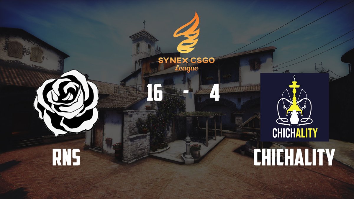 SynexLeague's tweet photo. .@RNS_CS gagne ce BO1 sur #inferno contre les #Chichality ❗️
Gg à tous, et merci à @_Motordu pour le cast 🎙️💜
#SynexMastersQualifer #SynexLeague #CSGO https://t.co/AFo202Uu2p