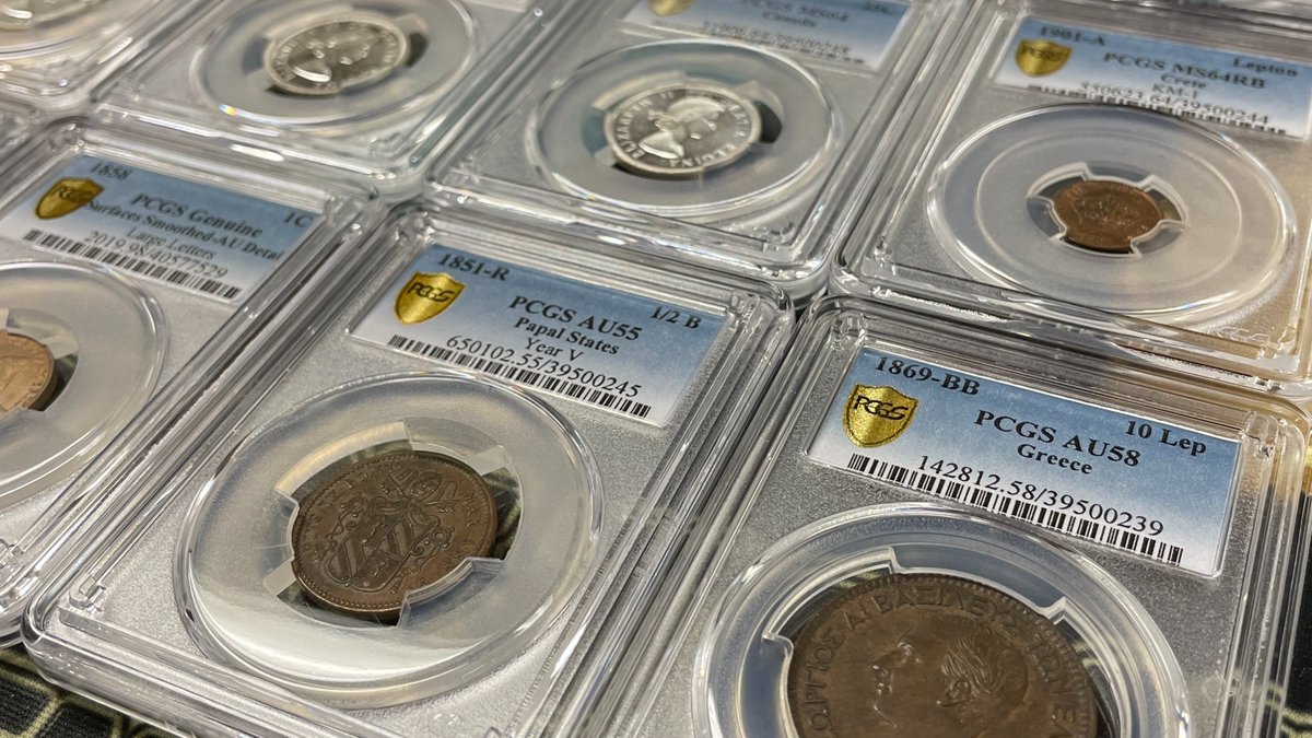 What do you think about grading world coins? Good idea or no? A lot of US coins get graded, less so with world. I personally think it's a great way of authenticating and getting a good opinion on a coin, especially if it's on the rarer/more obscure side to begin with.