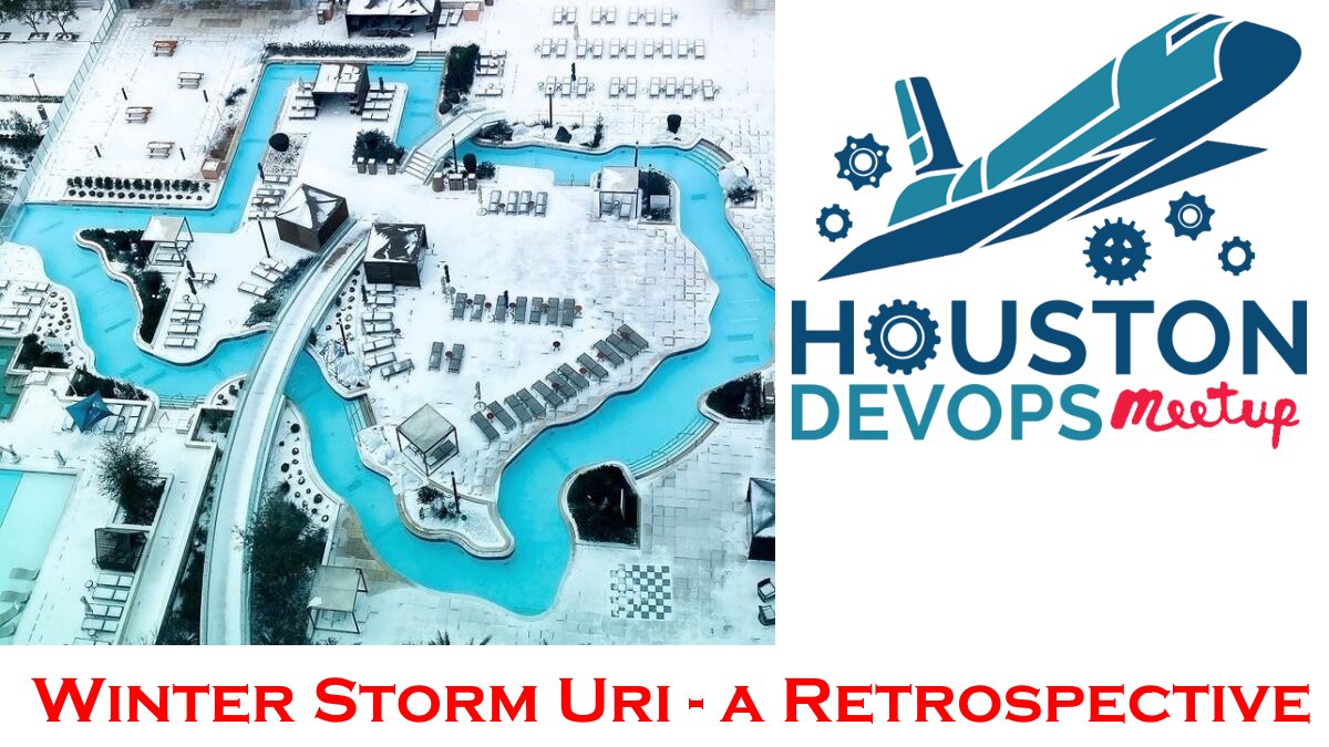 realdancollins's tweet photo. Hey all, retrospectives are a topic that is about to be back in the news in a big way. Lets approach this past week from a #blamelesspostmortem #retrospective perspective @DevOpsDaysHTown @Meetup @ERCOT_ISO #WinterStormUri https://t.co/EkrcUDxyLT @sagarvnvdevops @KeeganCotton https://t.co/YLtgE8DfMv