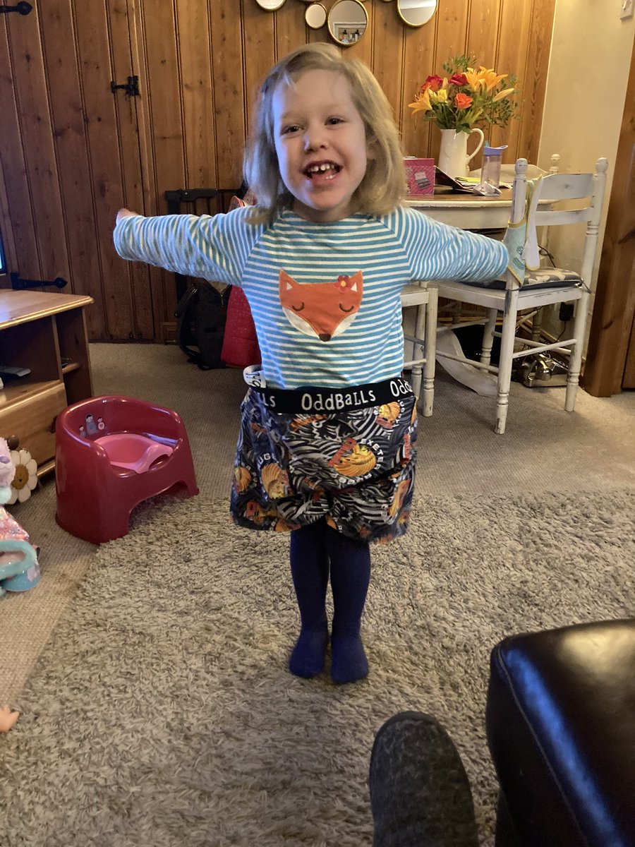 SammyJLea's tweet photo. @BrendanGodd got his new @ExeterChiefs @myoddballs shorts today, our 3 year old wanted to be the first to try them on 🤣 #smartypants #threenager #toddler #toofunny #boxers #rugbyfan #scrumkidsprotege https://t.co/QiaoJpSxKC