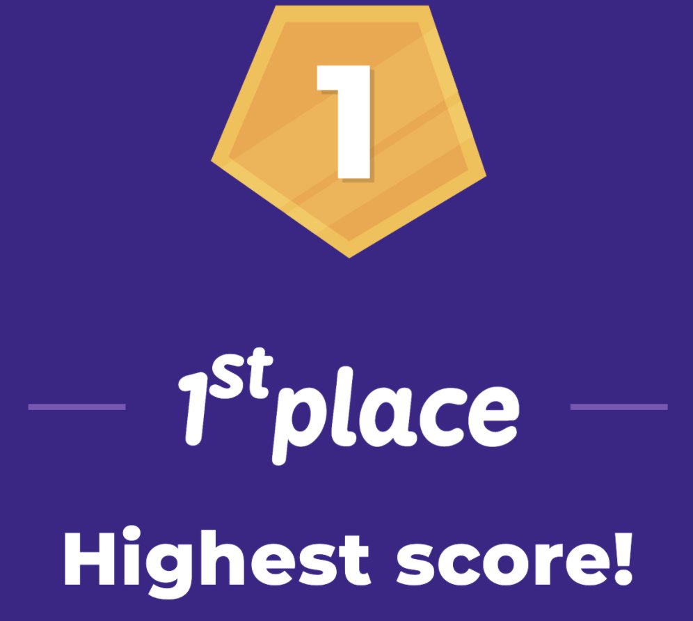 klewispd's tweet photo. 🤓🤓🤓🤓🤓Winner...Winner... Chicken Dinner! 1st place in ACSA Social Media Kahoot!! Thank you @ACSARegion15  #ACSApersonnelAcademy. Thank you to our presenter, Alyssa Griffiths. I love learning how to brand and communicate with our students and stakeholders.🥰 https://t.co/mfinguCyQi
