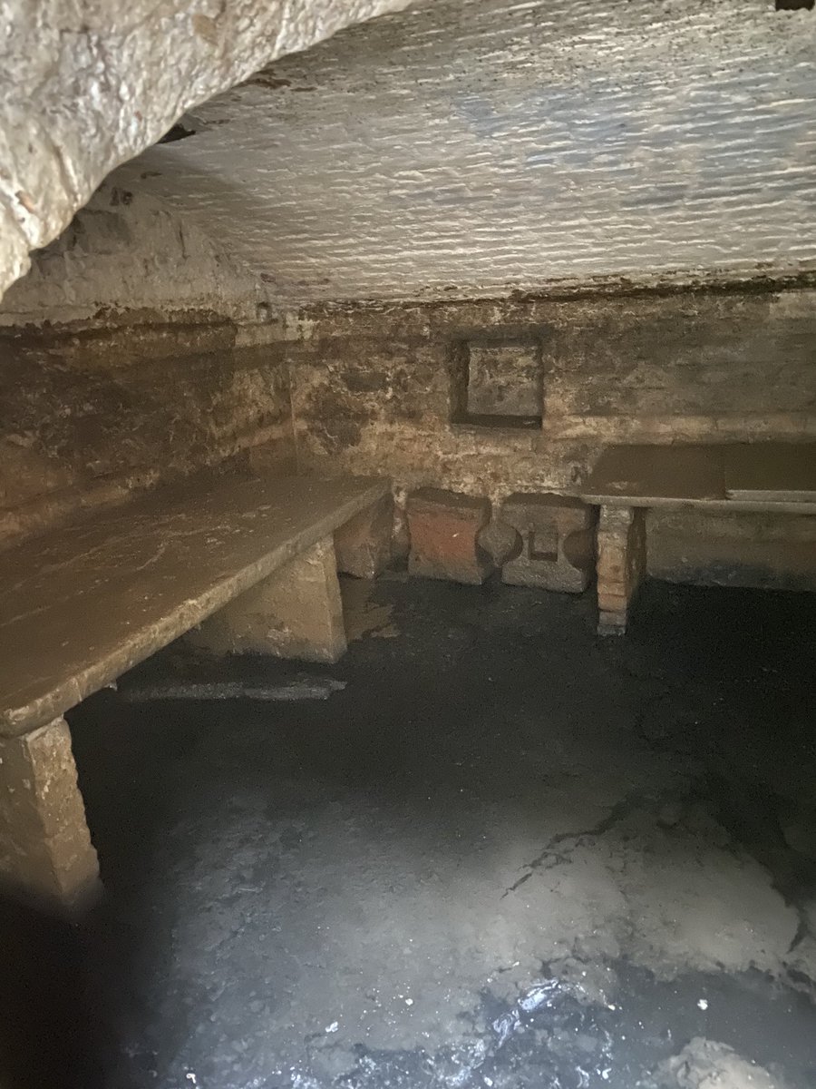 pinkdiva1's tweet photo. Anybody on Twitter know what these stone blocks are? (Not the tables). Just discovered we have a cellar after living on top of it for 7 years! Now trying to get it dry and safe 😃 #stuarthouse #victoriancellar https://t.co/oYsfL56FTW