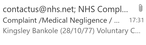 AskKingsley2's tweet photo. @IntenseCityUk @docinthecity @wfcamhs @samillaiee @DavidGilbert43 @metpoliceuk @ukhomeoffice @nigimmigration @pritipatel @NHS @DWP #DataLoss @IntenseCityUk #SAR 2 #NorthMiddlesex @NHSEngland
#Complaint Acknowledgment was Received #ThisMorning. Thank You
#Stephanie. #ServiceFailure #Fraud
#NHSBusinessService @DWP CDs @dwppressoffice @ukhomeoffice
#ImpactOnLife #IceGateWay Team.
#GloryToGod https://t.co/YOMXujjRfz
