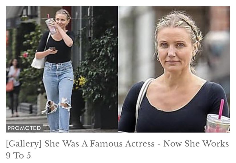 I really doubt Cameron Diaz is doing the closing shift at B&M on Edge lane https://t.co/rmMADKI91Q