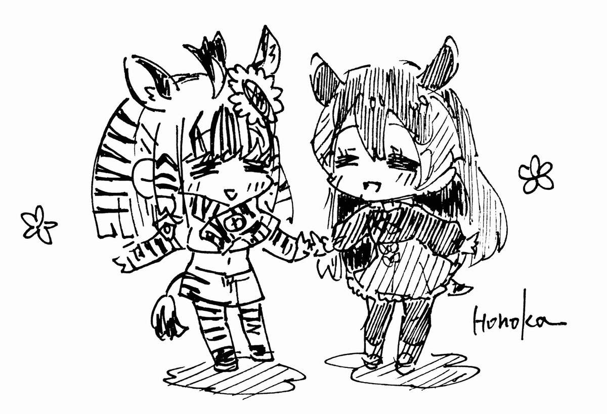#見た人も無言でちびキャラを貼る 