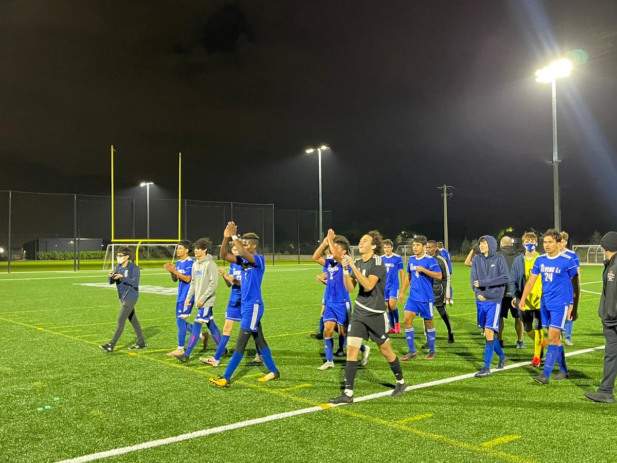 FlyingLsAthlete's tweet image. A thrilling 2-1 victory of St. Thomas Aquinas propels the Flying Ls Boys Soccer Team into the Regional Finals (Elite 8 of States). A great win and terrific accomplishment by our team &amp;amp; Coach.
Next up is an away trip down to Doral for the Regional Final.
2.23.21 at 7pm
Let's Go Ls