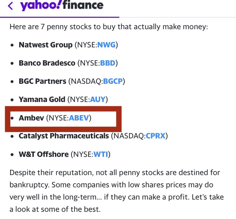 stockpowerplay's tweet photo. $ABEV Due diligence! Great Options available. Follow the money. Major #investment firms are buying up this #stock #beerstock #bullish #FOMO #investing #markets #OptionsTrading #RedditArmy #reddittraders #Robin #webull #stocktwits #StocksToBuy #stonks #wsbets #wallstreetbets $BUD https://t.co/jlDcKkiseb