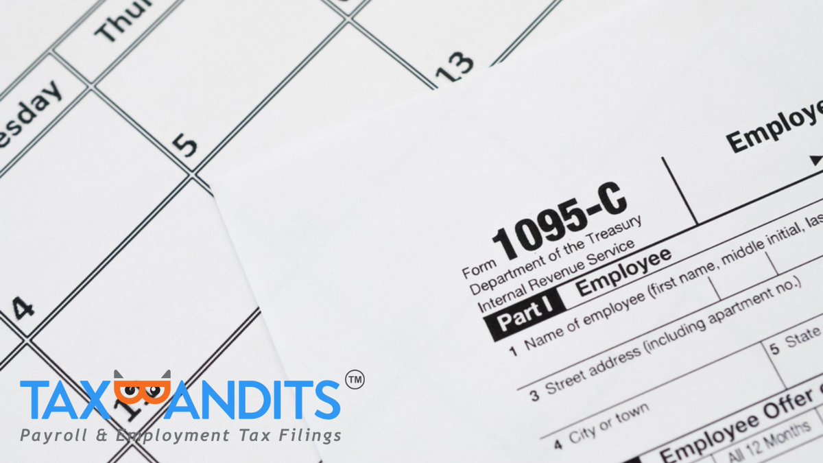 taxbandits's tweet photo. #1095C is an #IRS form used by ALEs to report information about employeeโs health coverage.
The Form 1095-C due date for furnishing recipient copy is on March 2, 2021. Learn more about #Form1095C for 2020 Tax Year here:
https://t.co/yJ9cJWu6aP https://t.co/2B73hV1Zgr
