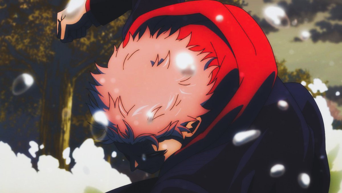 renccn's tweet photo. There's no denying that Yuji Itadori is one of the best protagonists in anime right now https://t.co/BtGYOLnfzK